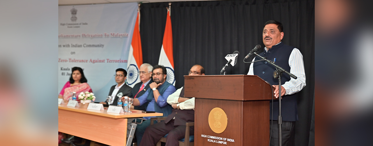 All-Party Parliamentary Delegation, Led by Hon’ble MP Sanjay Kumar Jha, Engages with the Indian Community During Visit to Malaysia